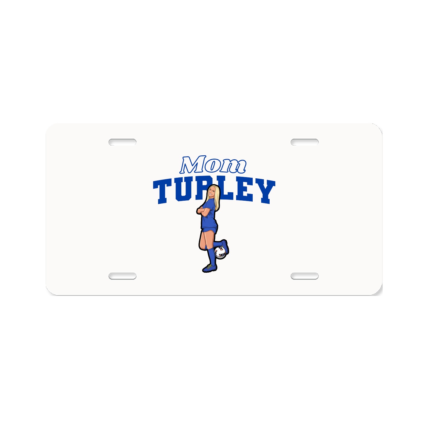 License Plate — Mothers Day Block in Classic