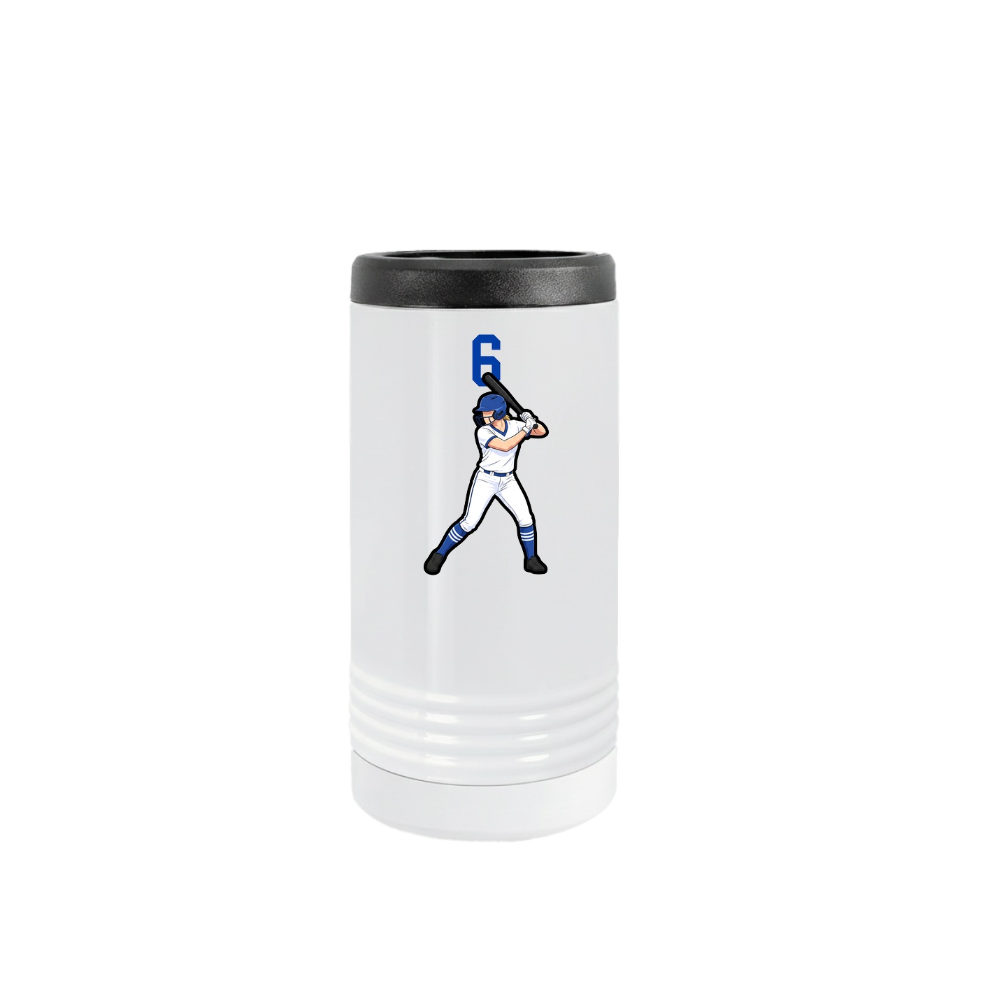Slim Beverage Holder — Number Top in White