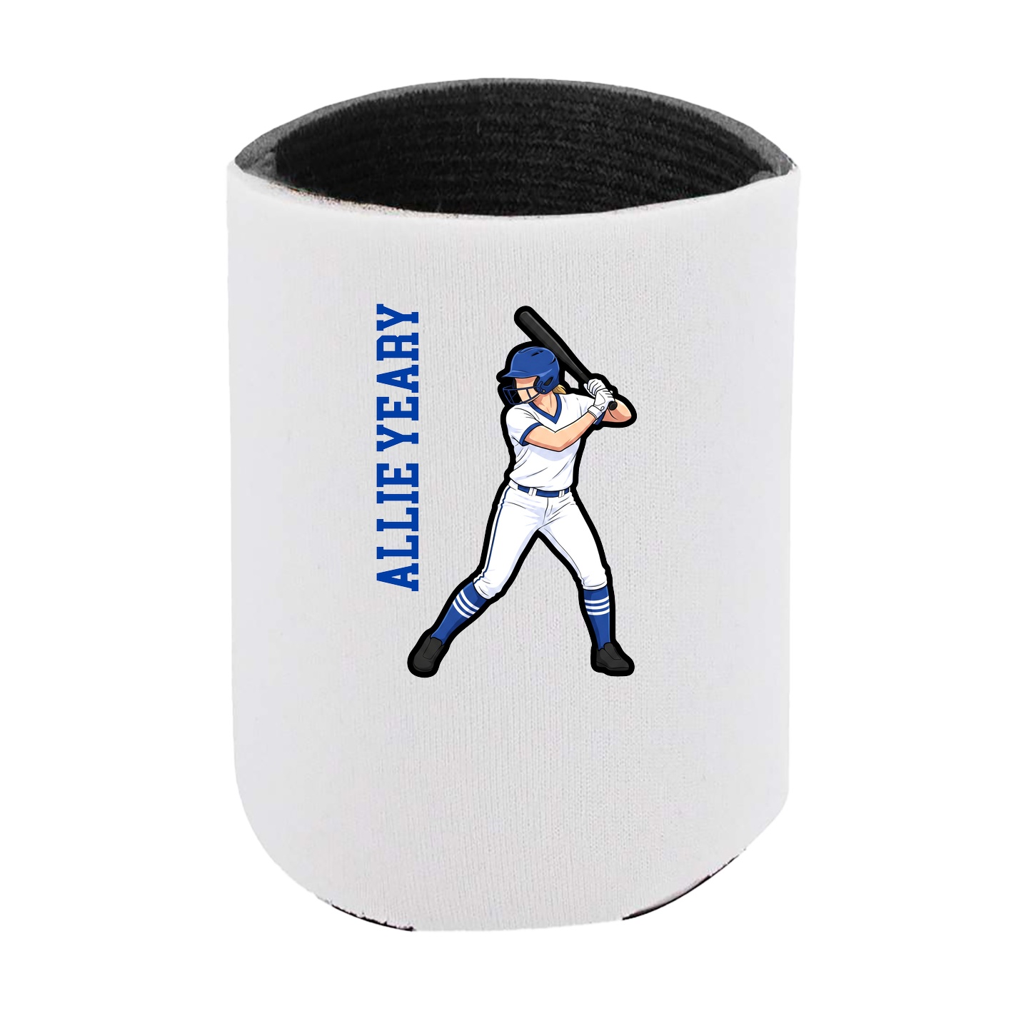 Can Holder — Name Vertical in White