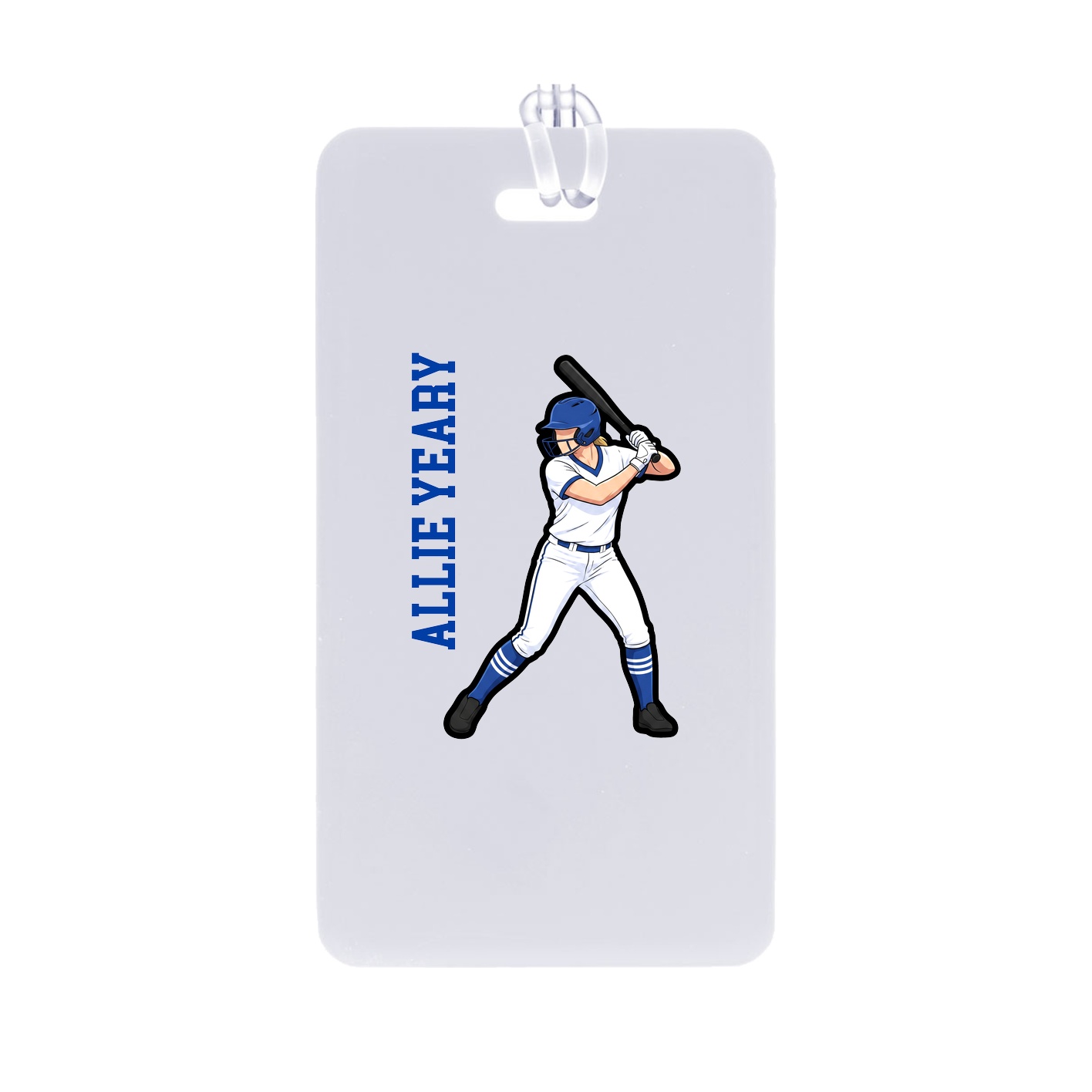 Bag Tag — Name Vertical in Classic
