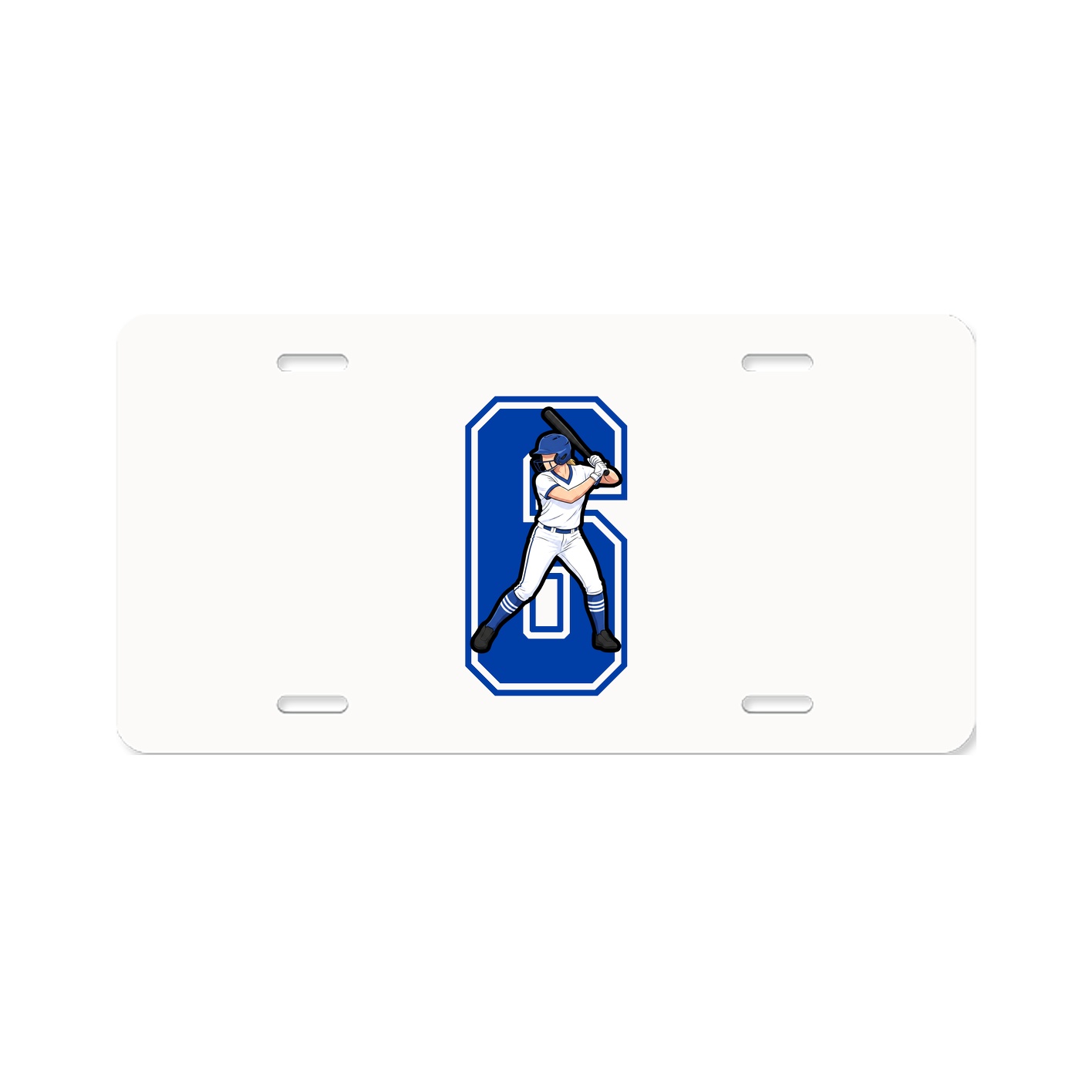License Plate — Number in Classic