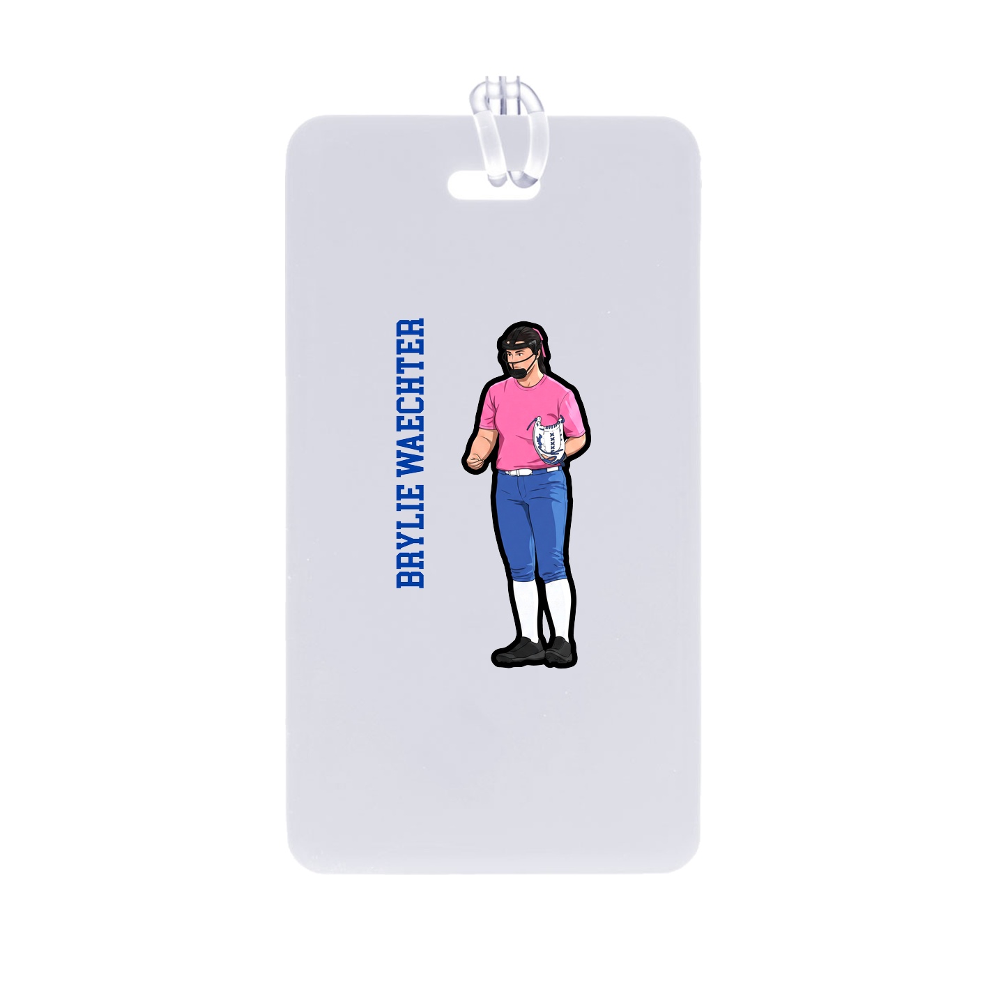 Bag Tag — Name Vertical in Classic