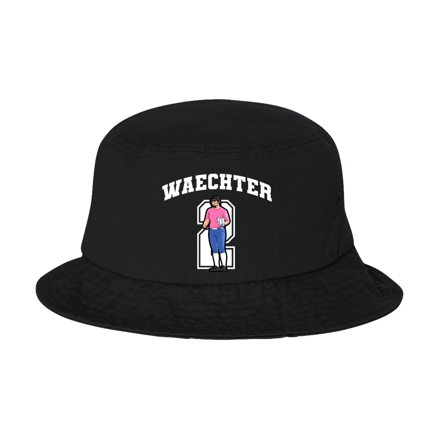 Bucket Cap — Number in Black