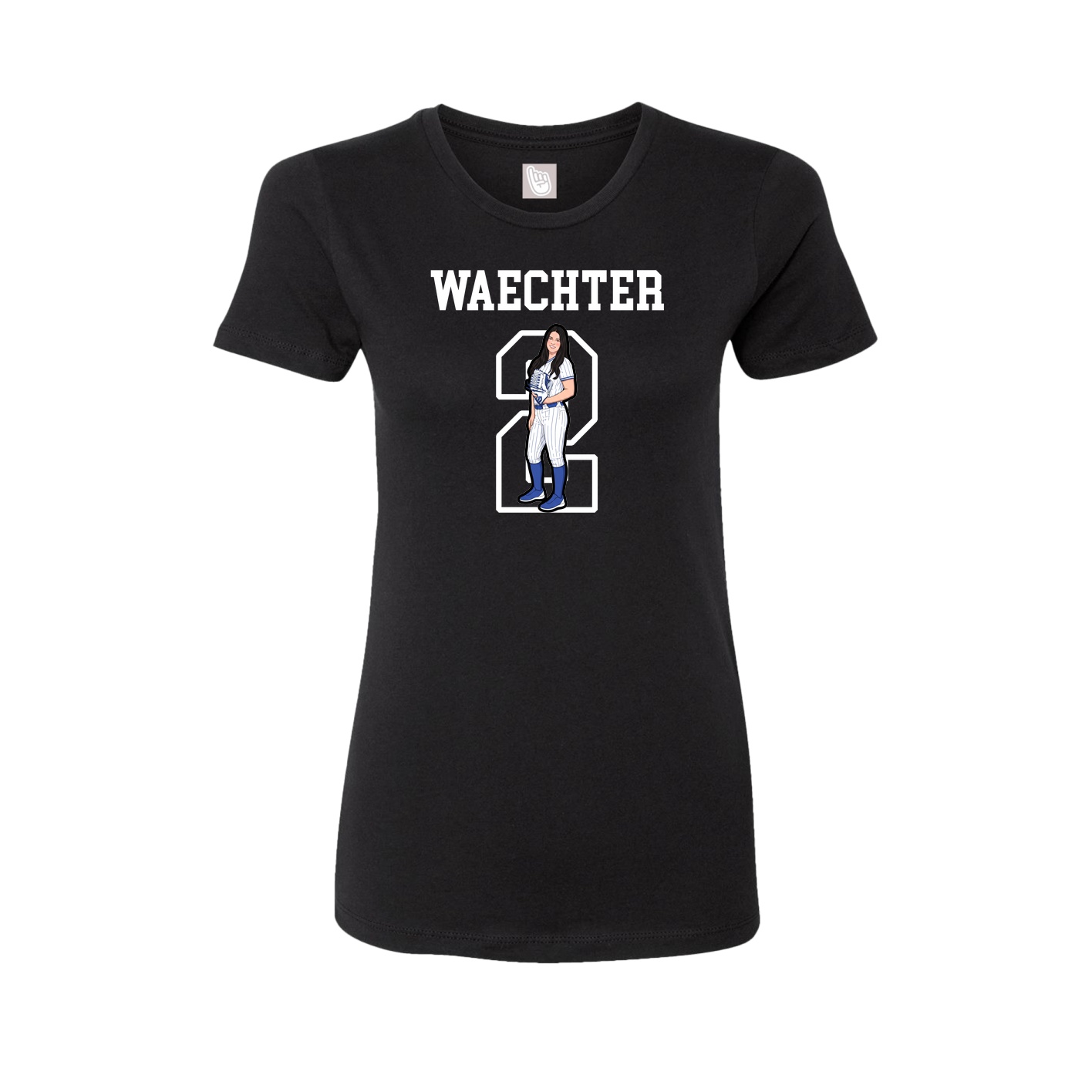 Fitted Women's Tee — Shirsey in Black