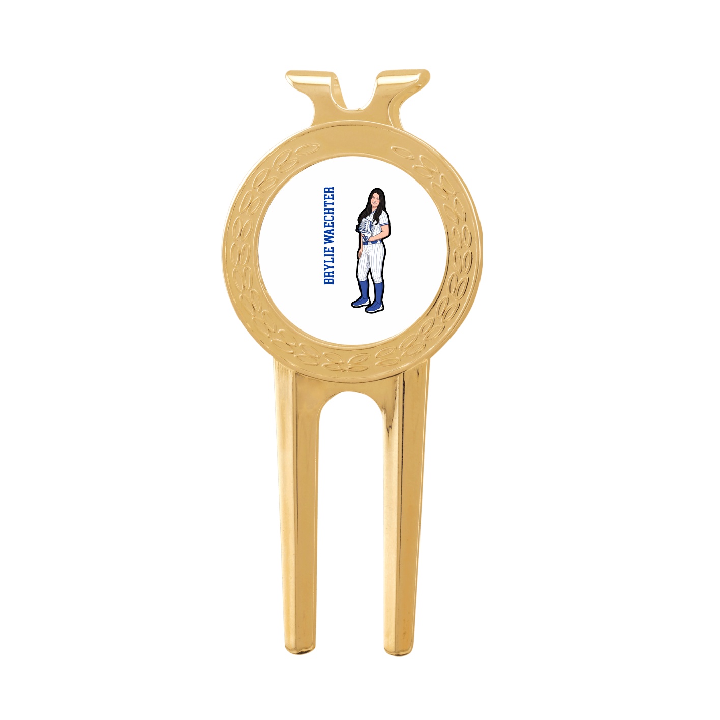 Divot Tool with Ball Marker — Name Vertical in Classic