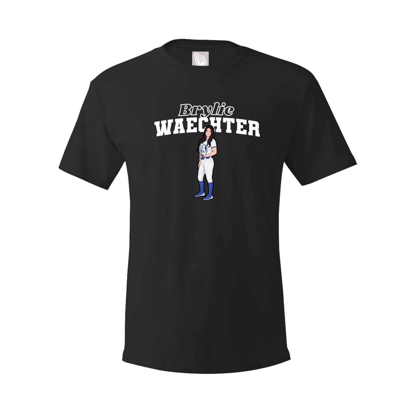 Youth Tee — Name Arch in Black