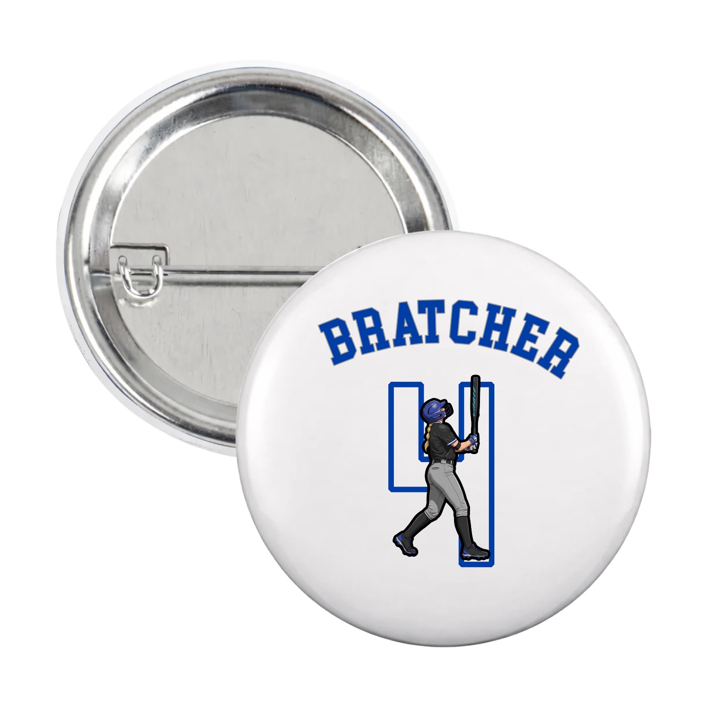 Game Day Button — Shirsey Arch in White