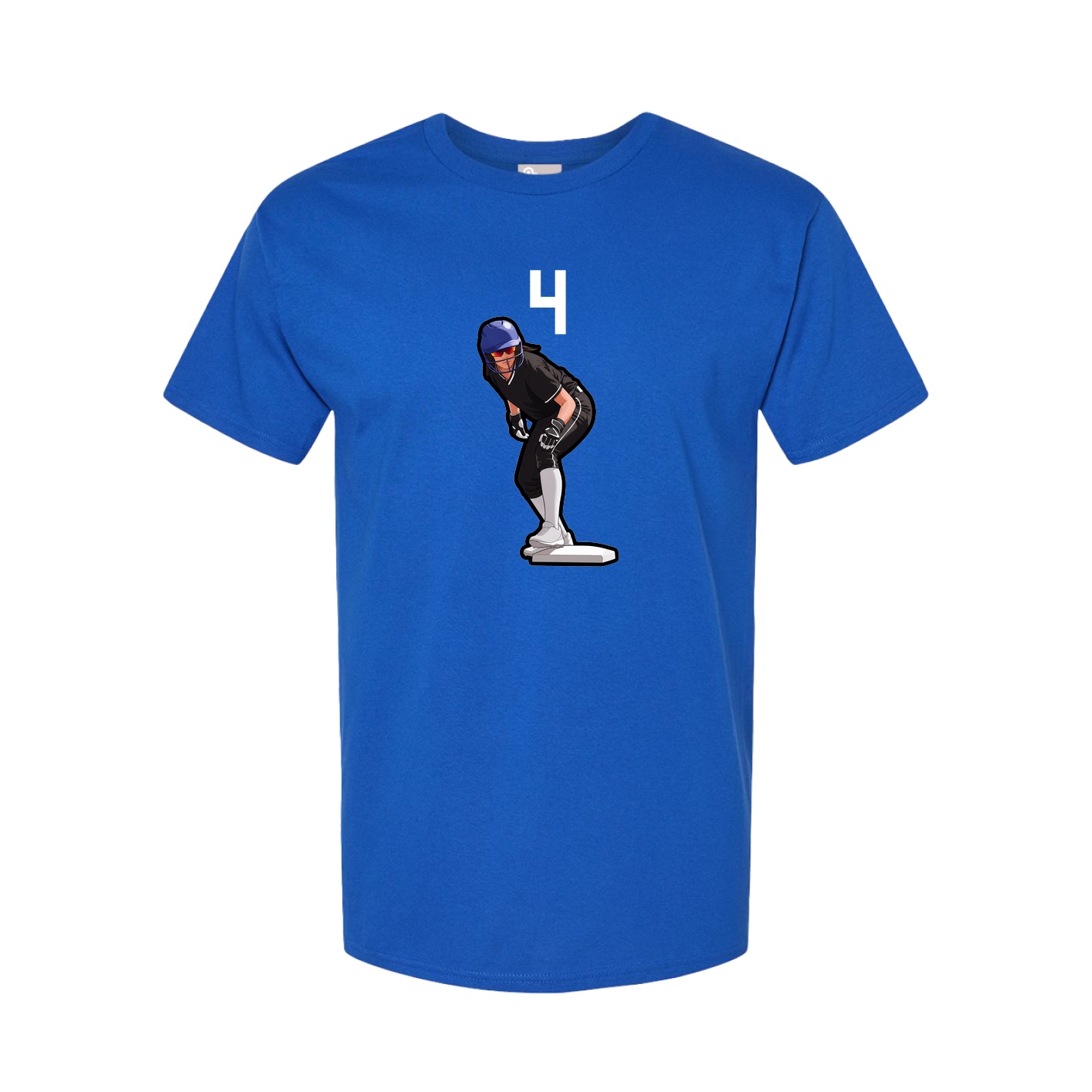 Tee — Number Top in Royal