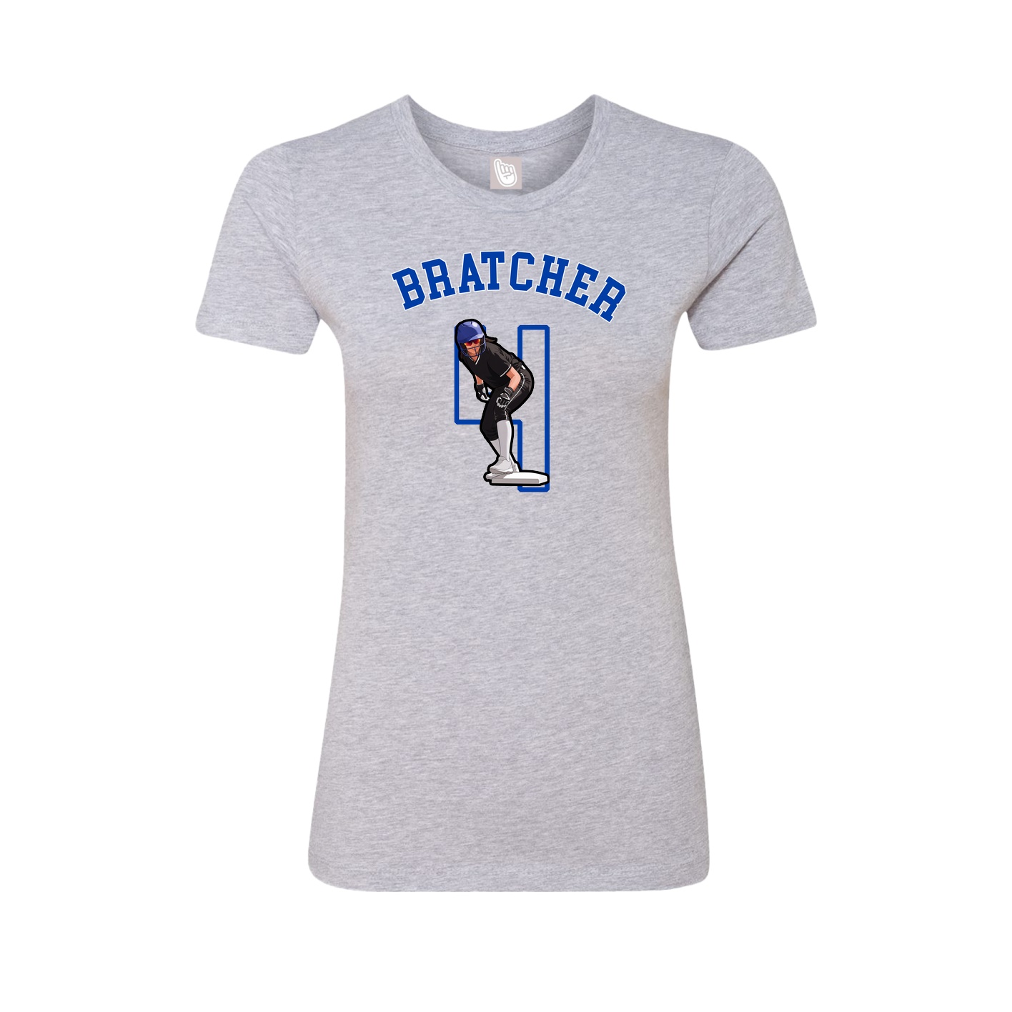 Fitted Women's Tee — Shirsey Arch in Grey