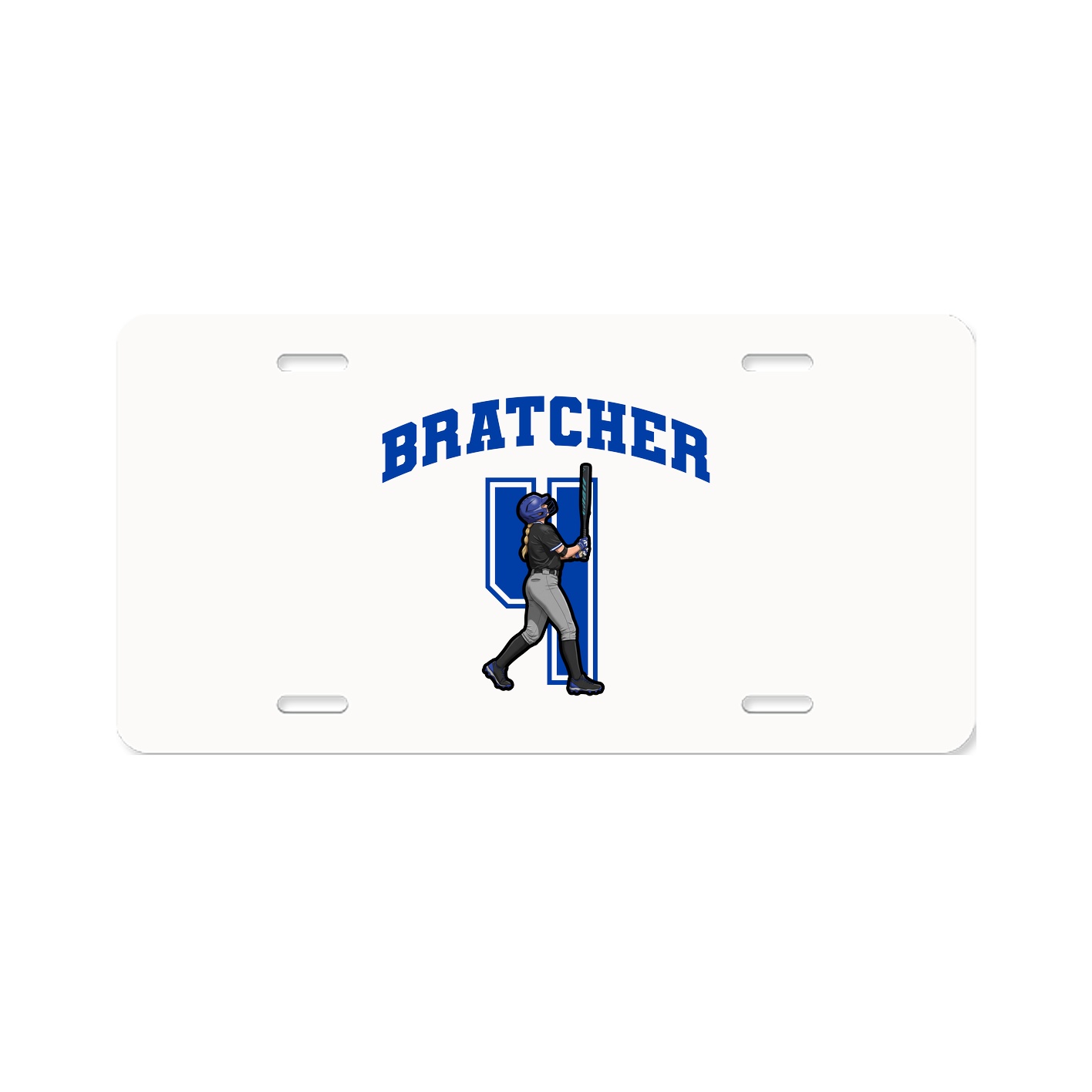License Plate — Number in Classic