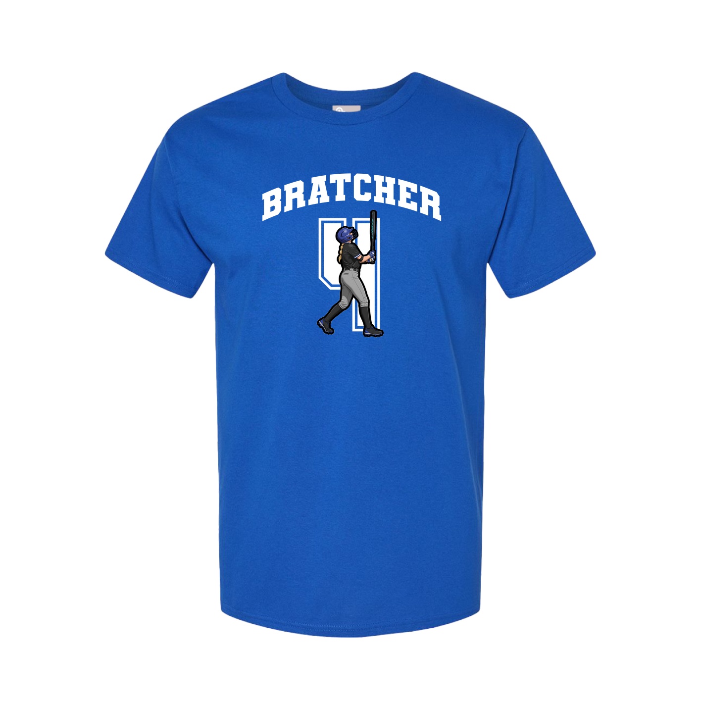 Youth Tee — Number in Royal