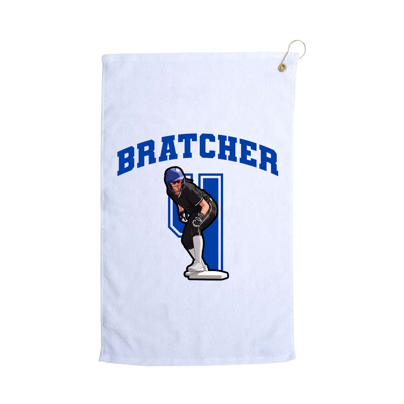 Golf Towel — Number in White