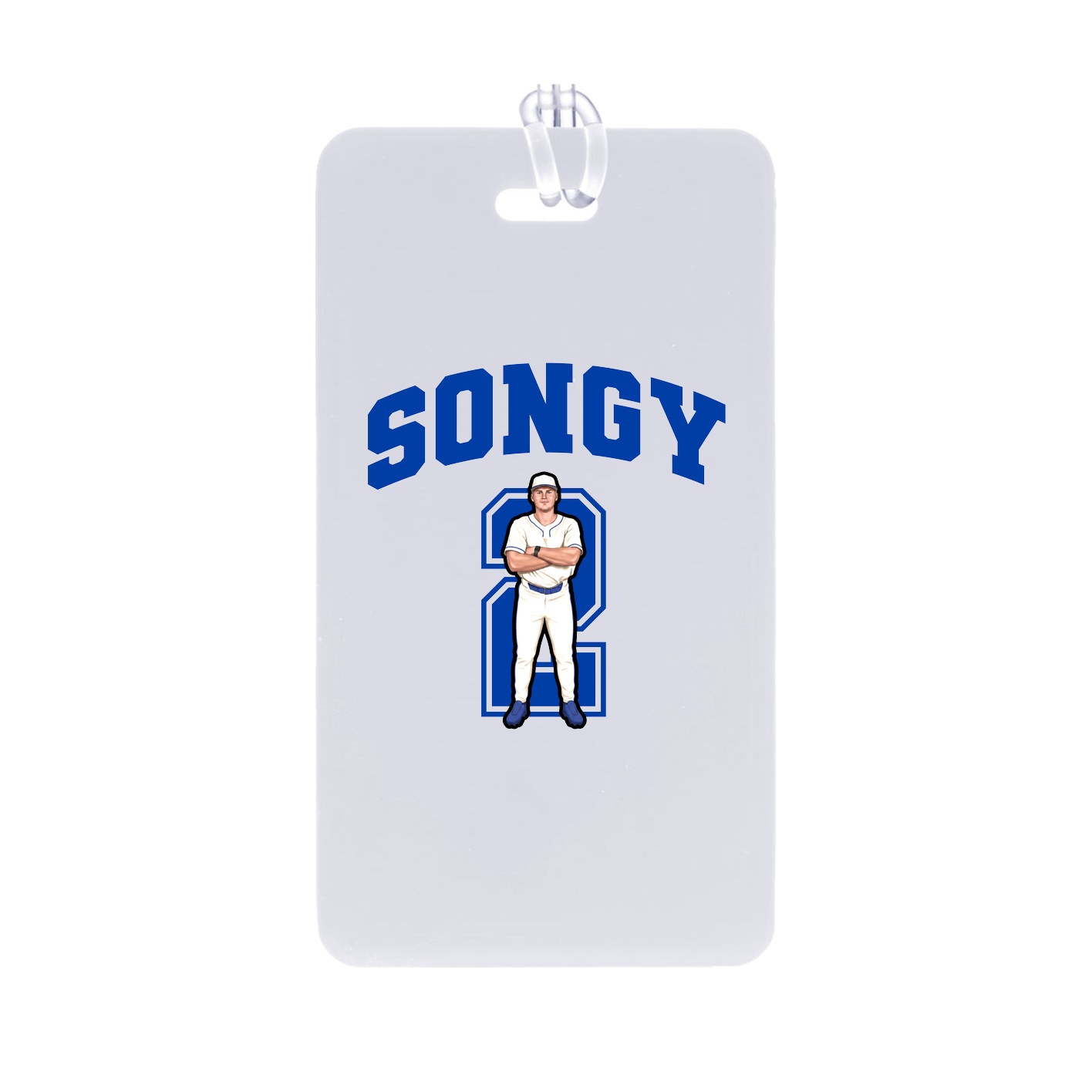 Bag Tag — Number in Classic