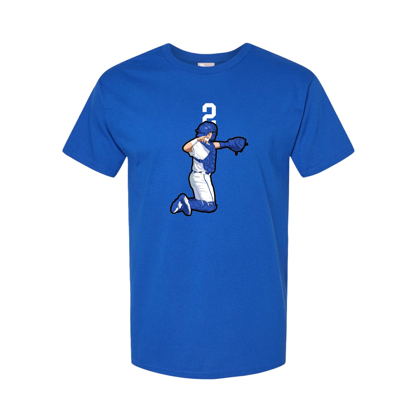 Tee — Number Top in Royal