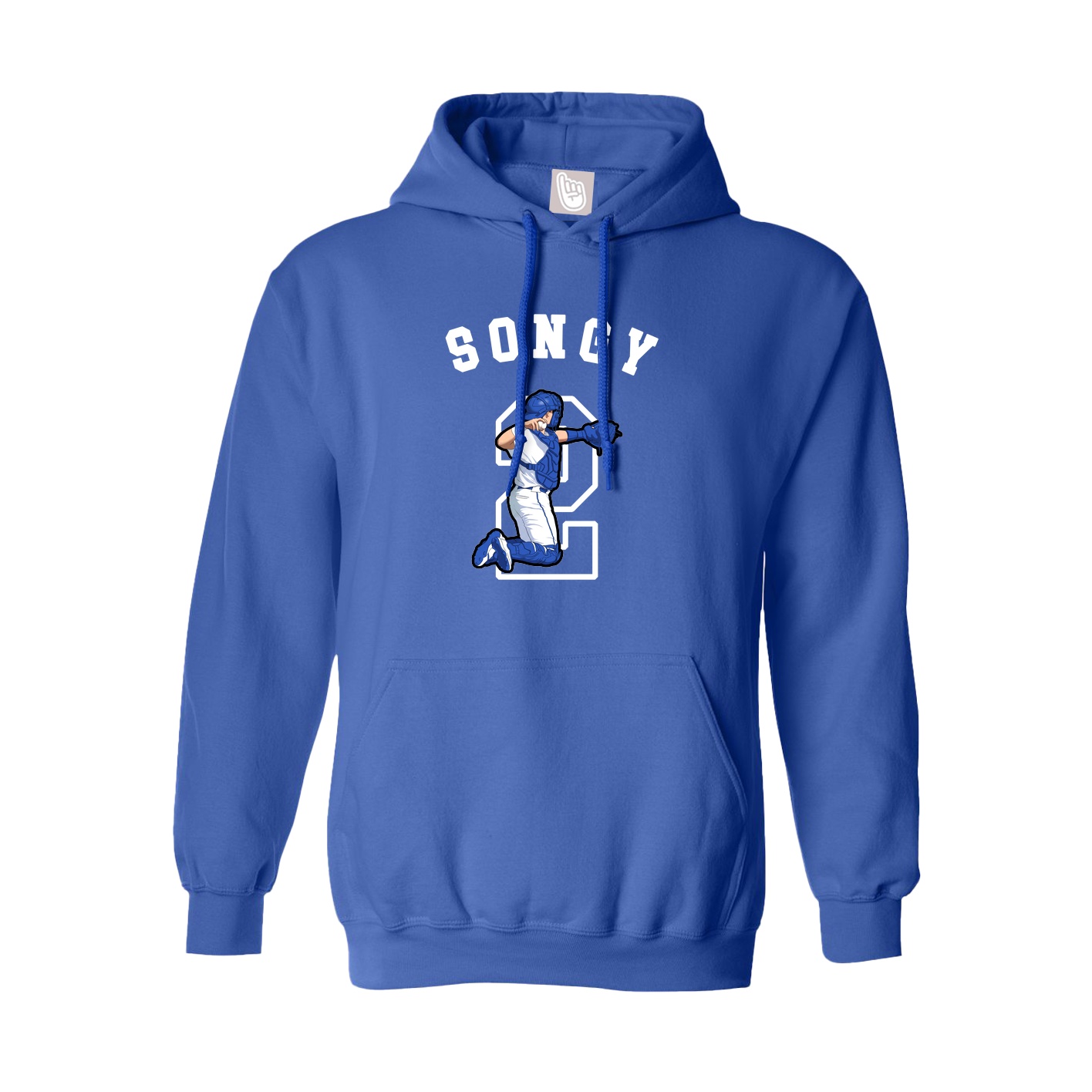 Youth Hoodie — Shirsey Arch in Royal