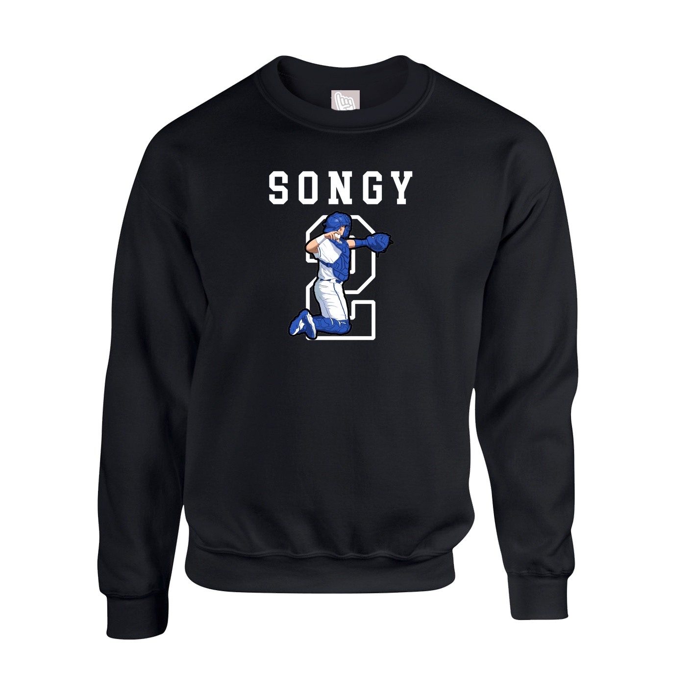 Fleece Crew — Shirsey in Black