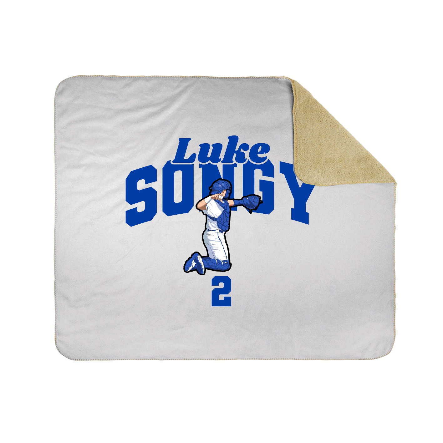 Throw Blanket — Signature Arch in White