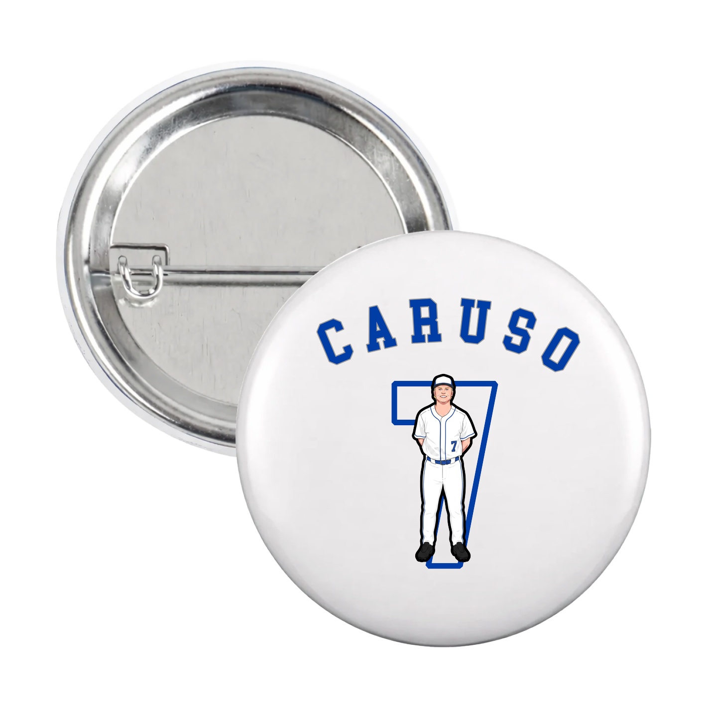 Game Day Button — Shirsey Arch in White