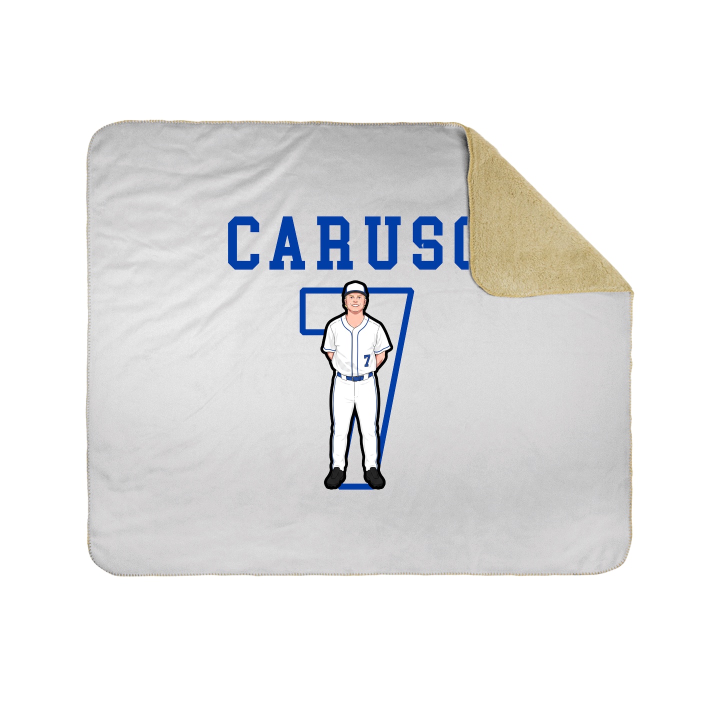 Throw Blanket — Shirsey in White