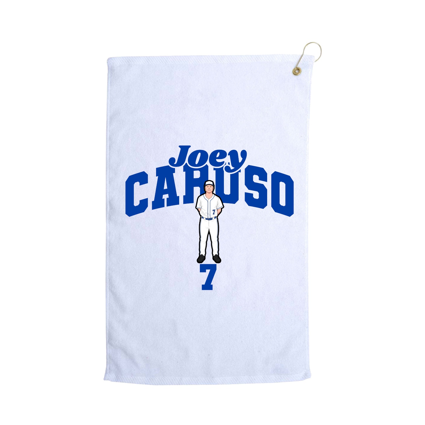 Golf Towel — Signature Arch in White