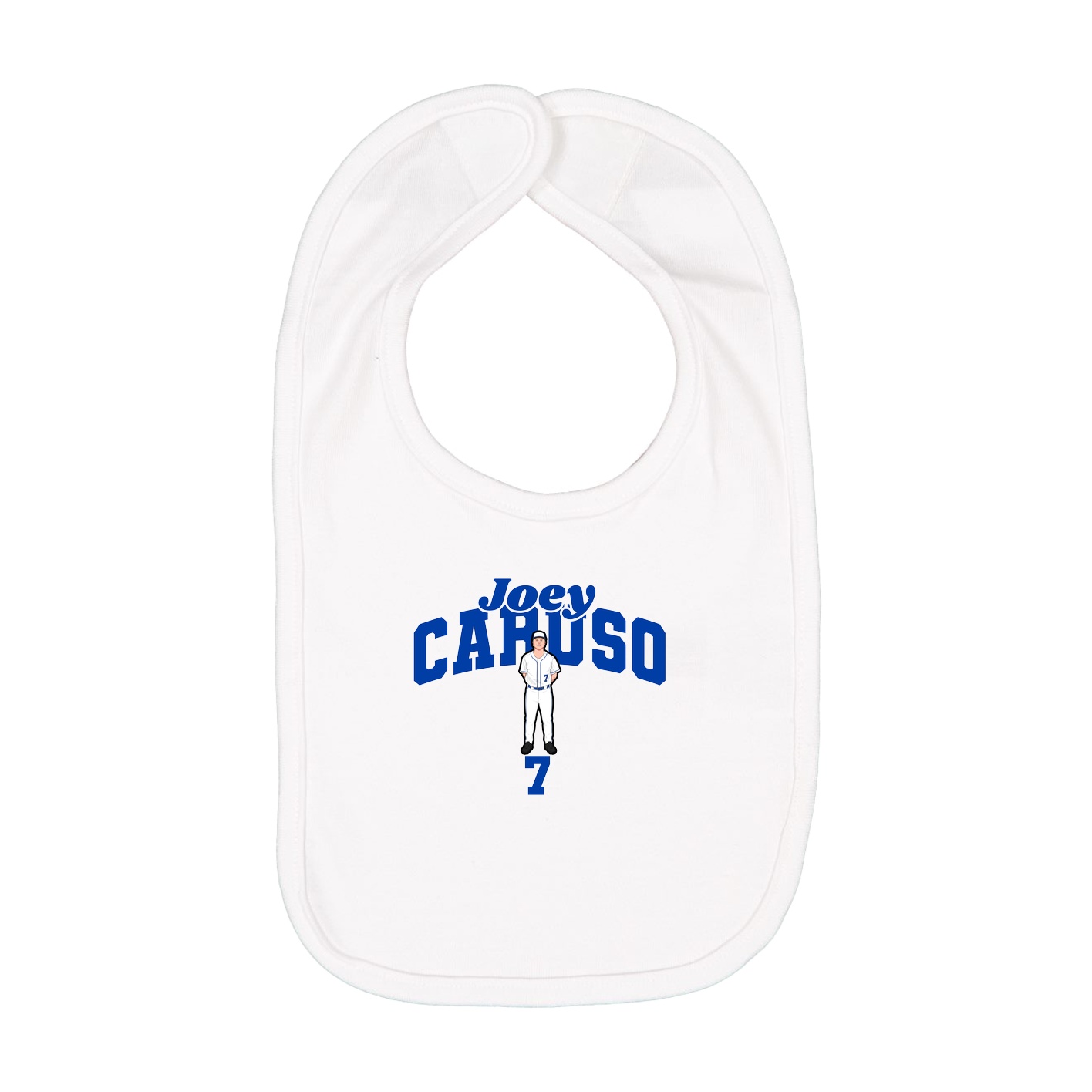 Infant Bib — Signature Arch in White