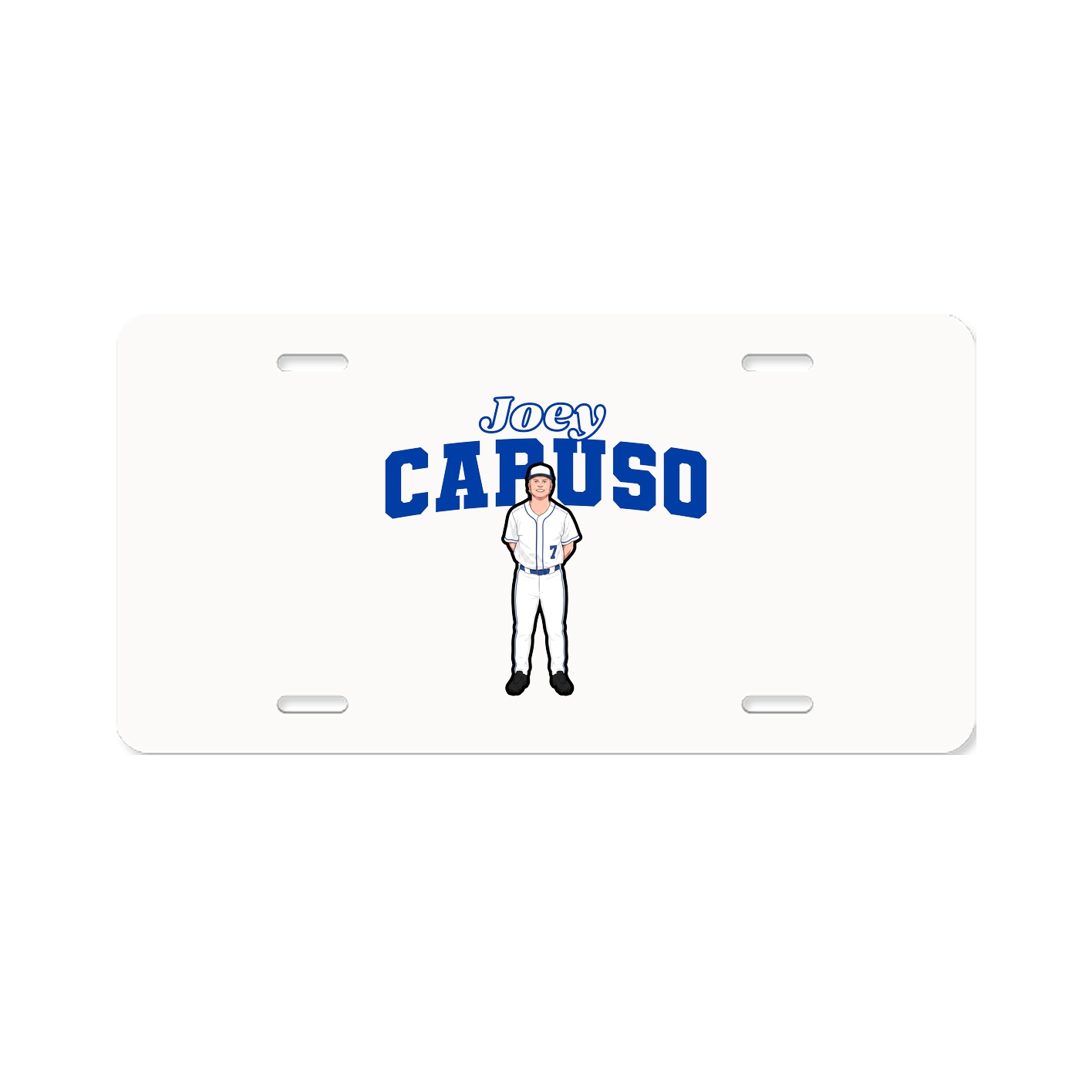 License Plate — Name Arch in Classic