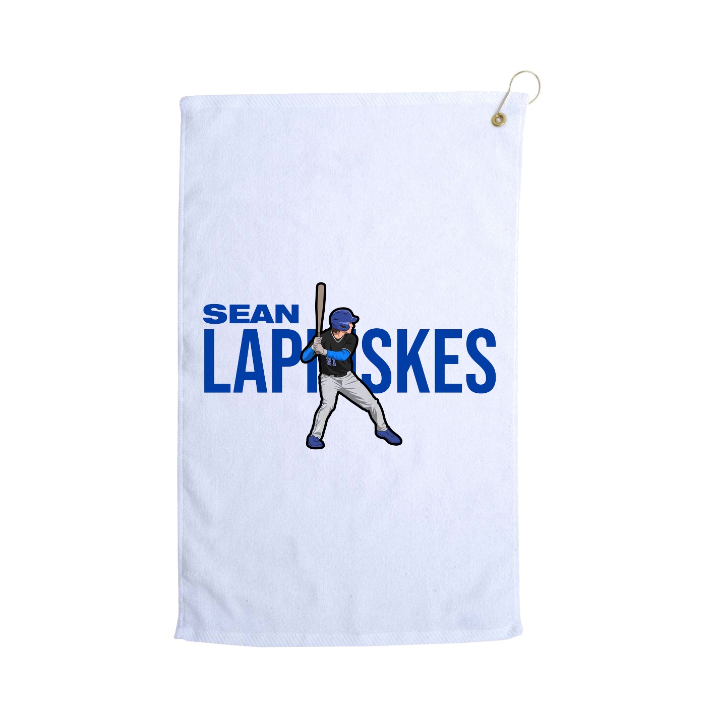 Golf Towel — Player Name in White