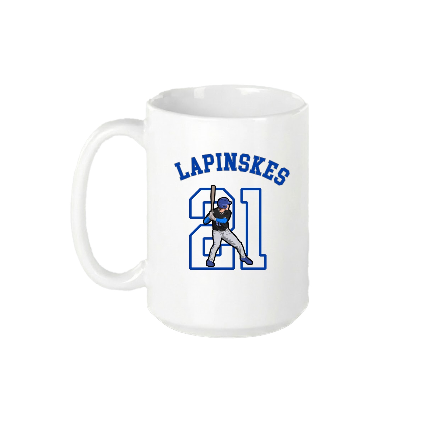 15oz Coffee Mug — Shirsey Arch in White