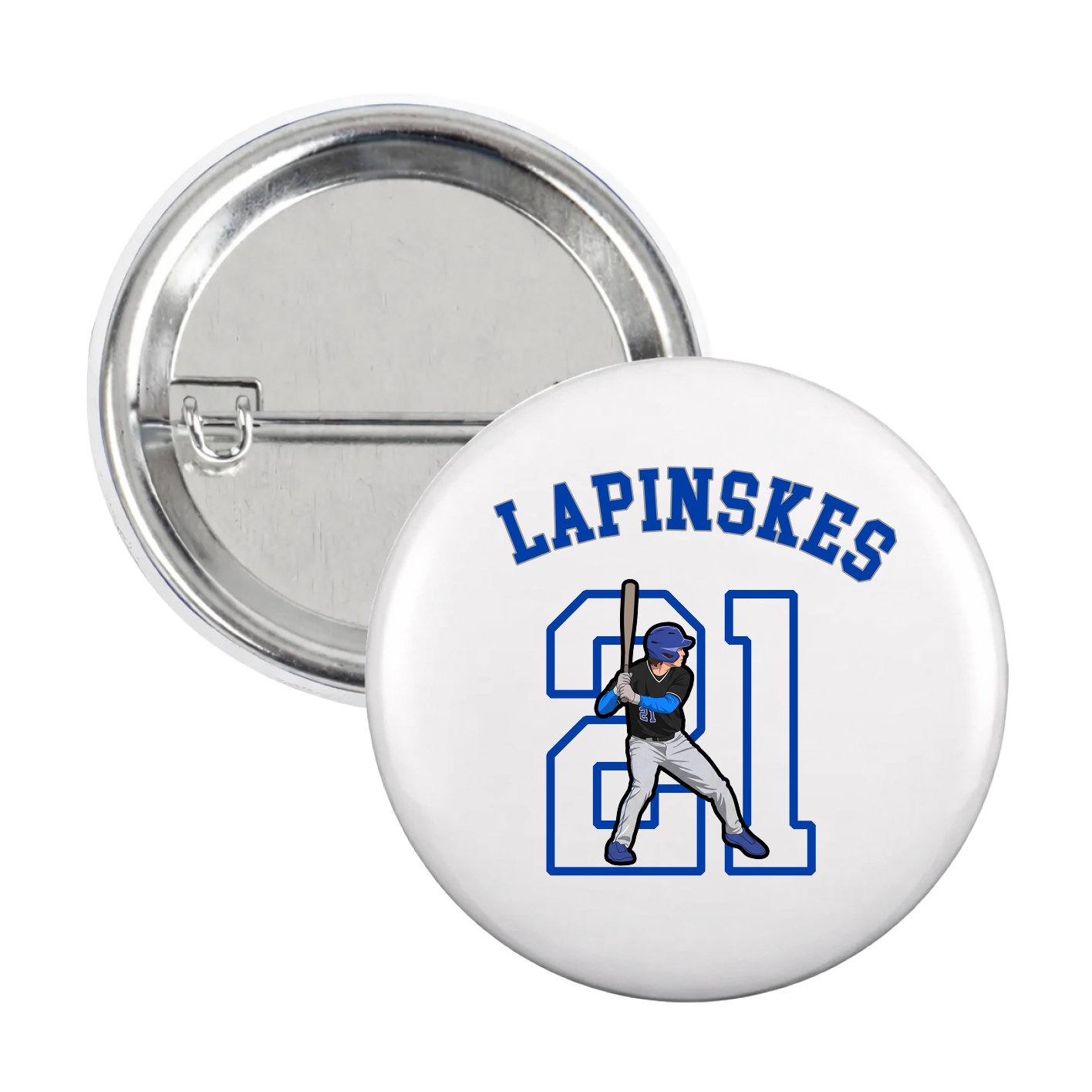 Game Day Button — Shirsey Arch in White