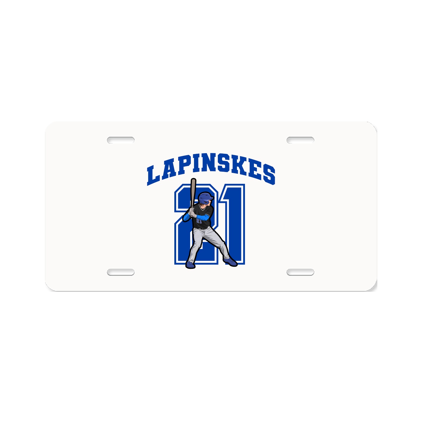 License Plate — Number in Classic