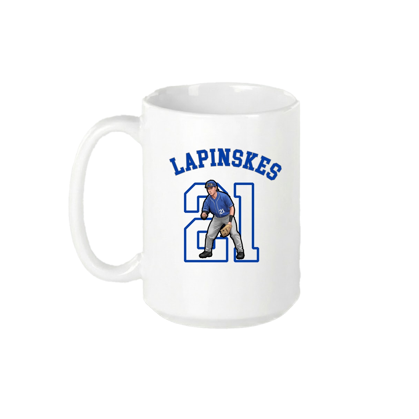 15oz Coffee Mug — Shirsey Arch in White