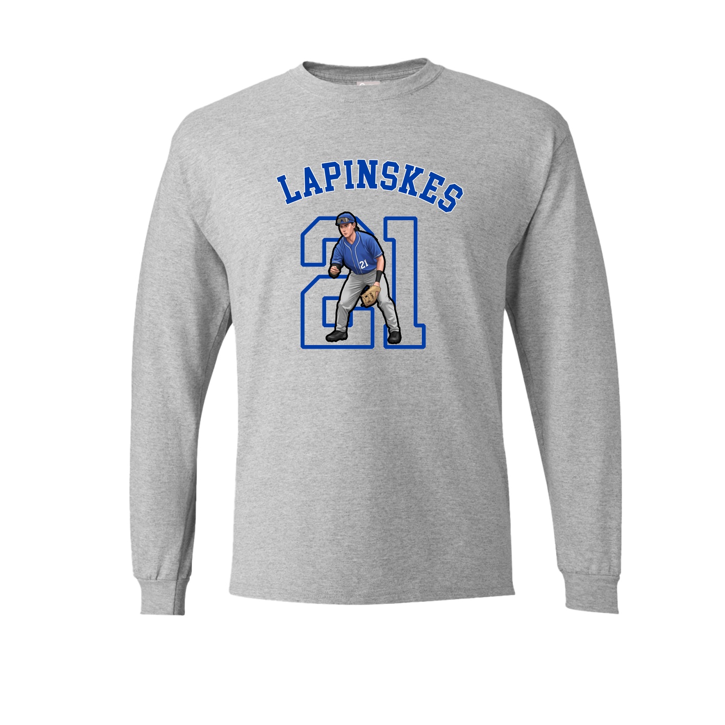 Long Sleeve Tee — Shirsey Arch in Grey