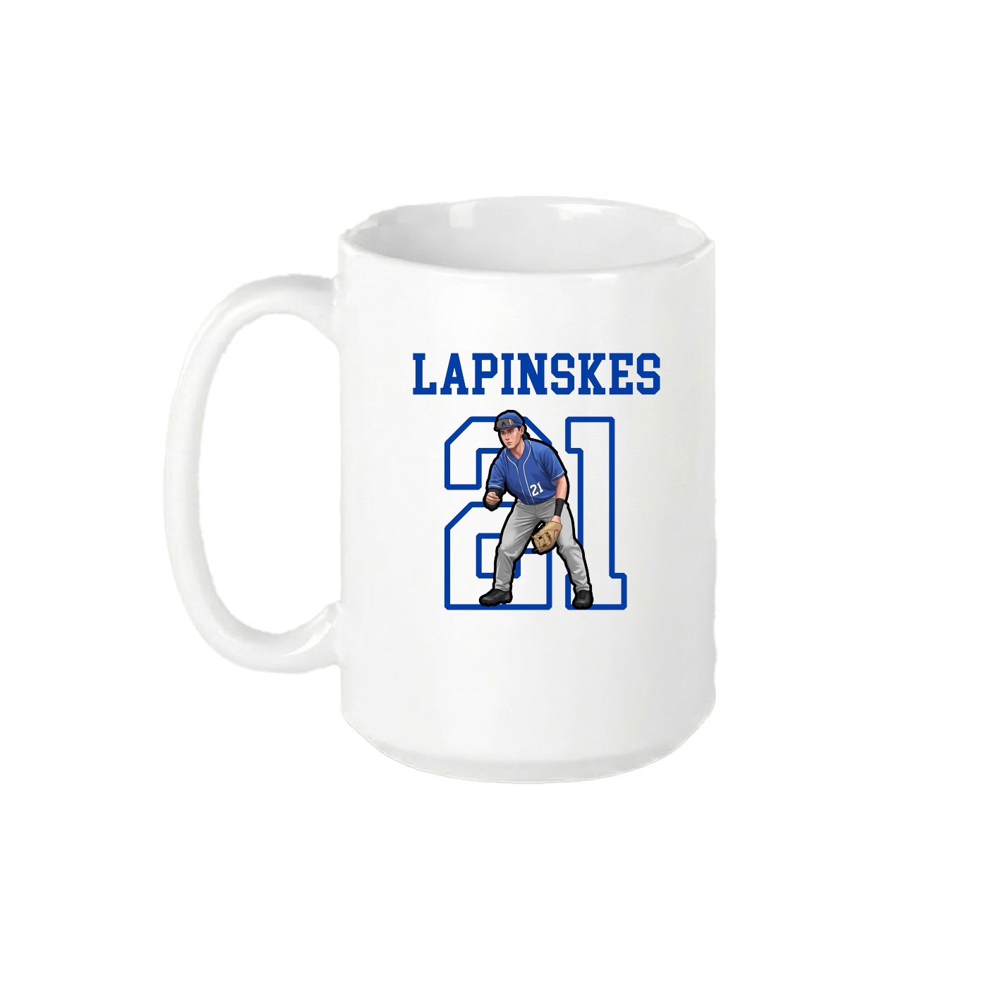 15oz Coffee Mug — Shirsey in White