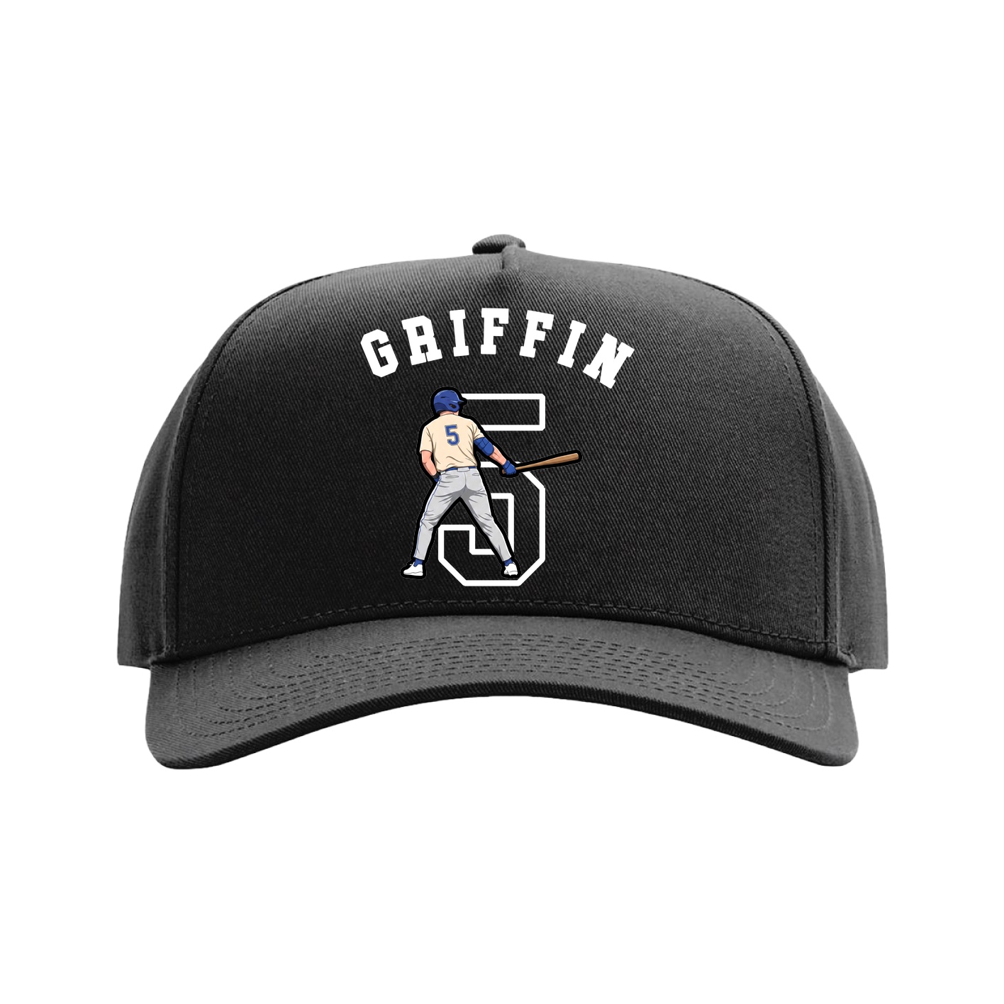 Full Fabric Five-Panel Champ Cap