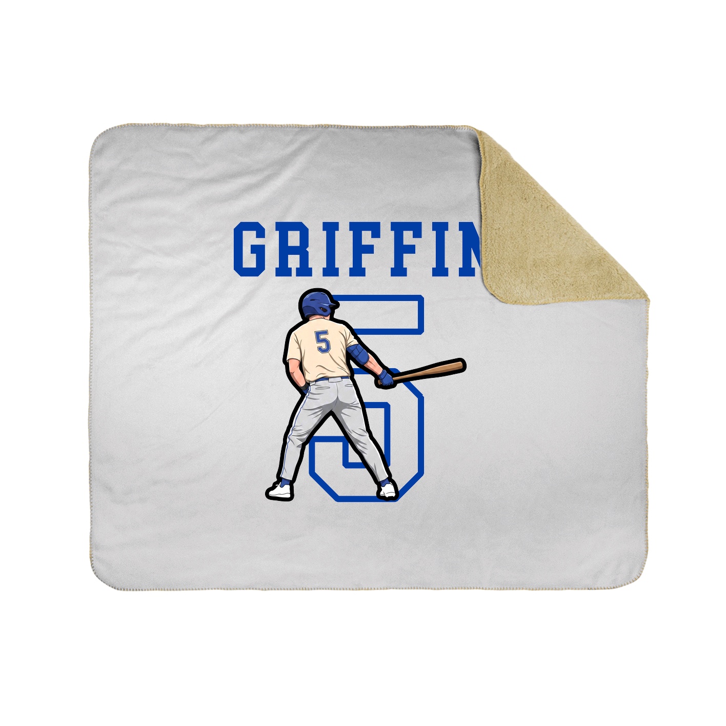 Throw Blanket — Shirsey in White