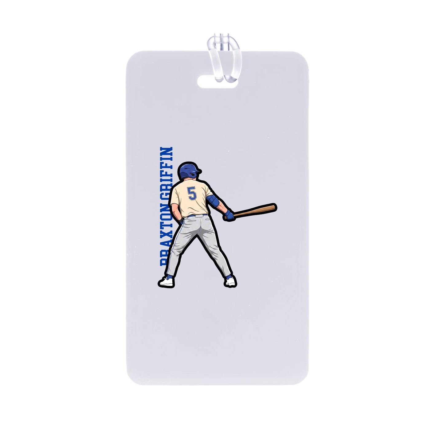 Bag Tag — Name Vertical in Classic