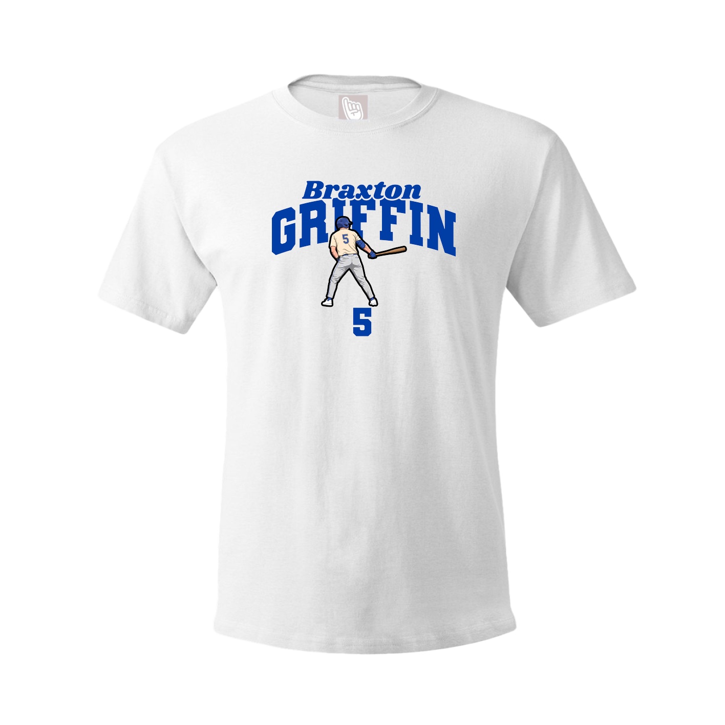 Youth Tee — Signature Arch in White