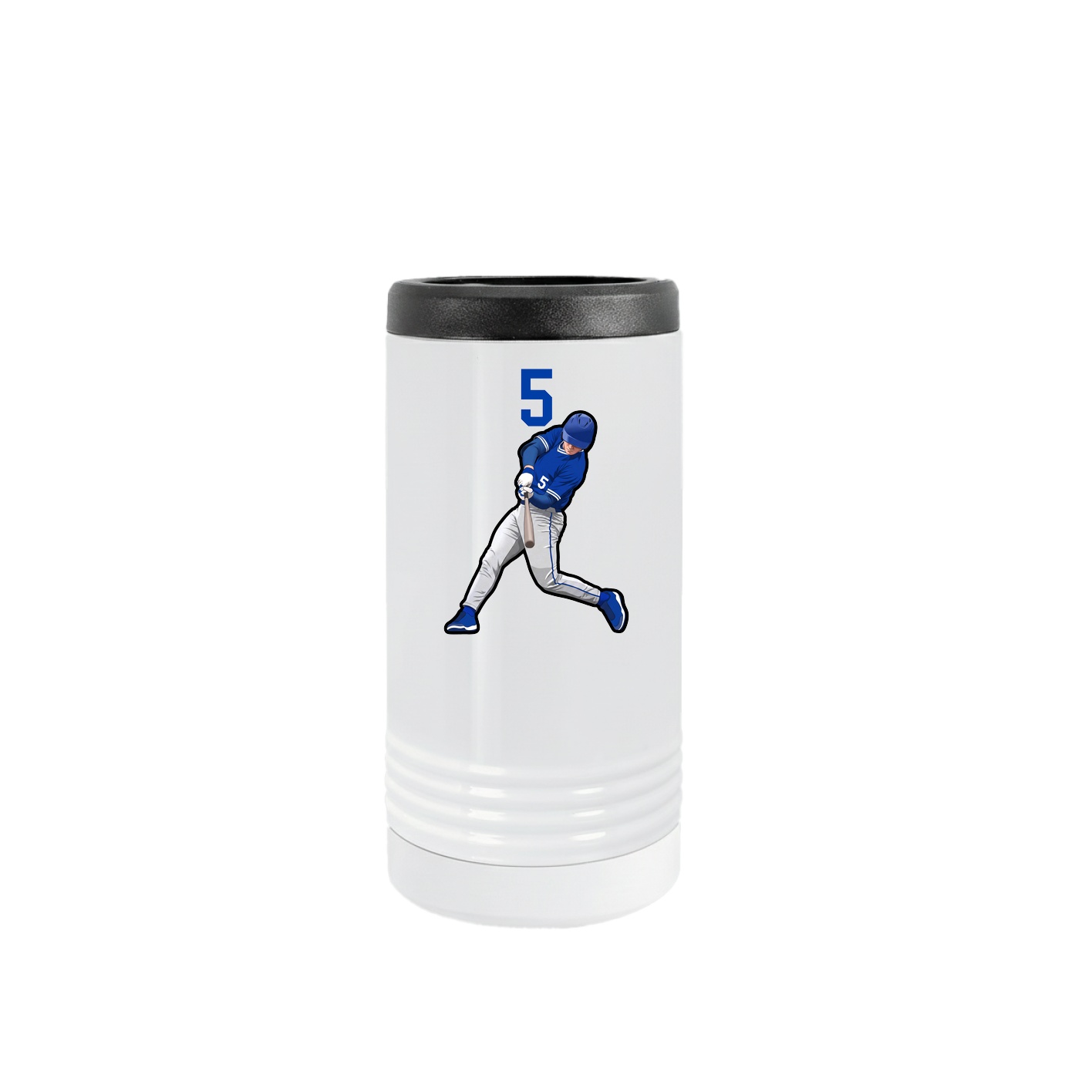 Slim Beverage Holder — Number Top in White