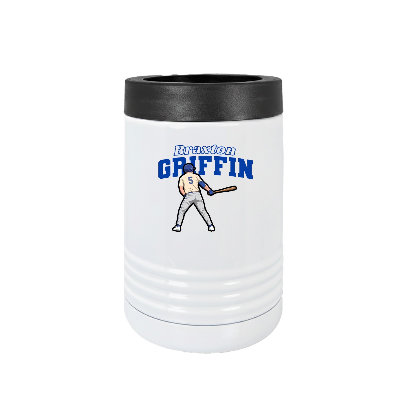 Beverage Holder — Name Arch in White