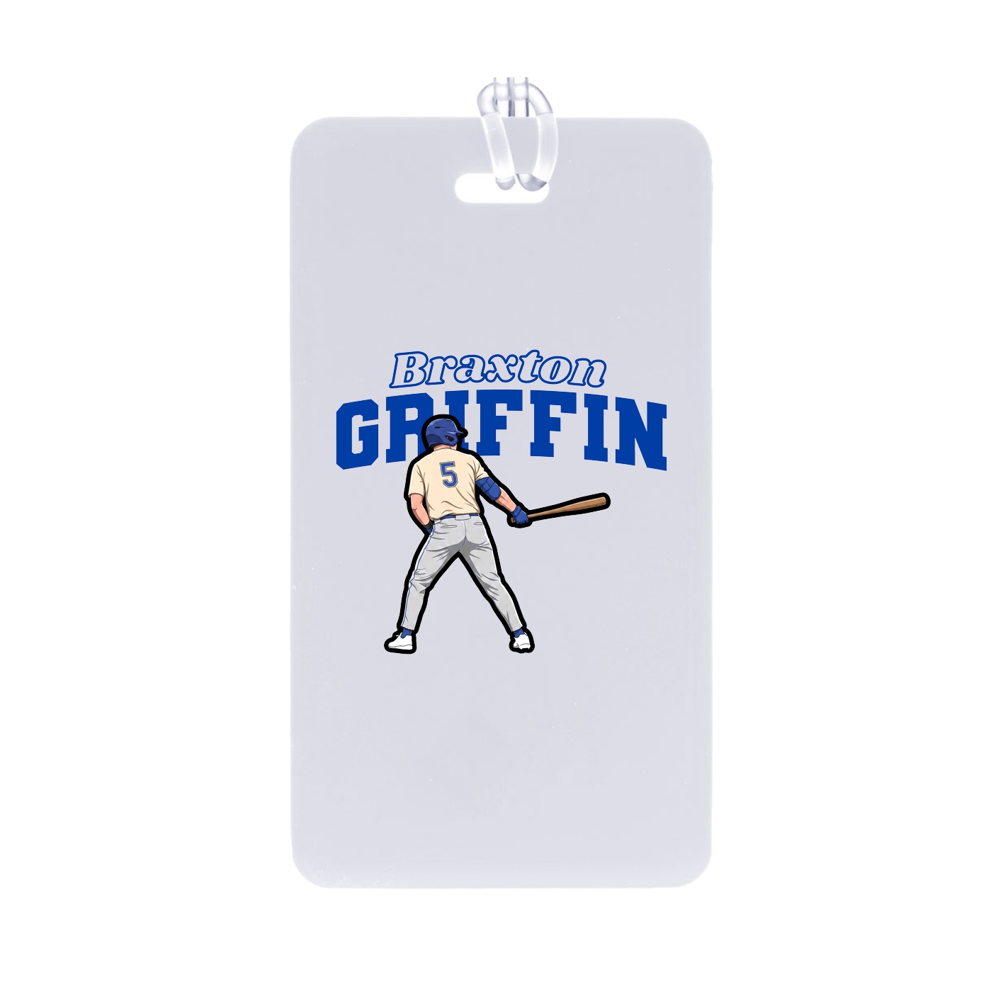 Bag Tag — Name Arch in Classic