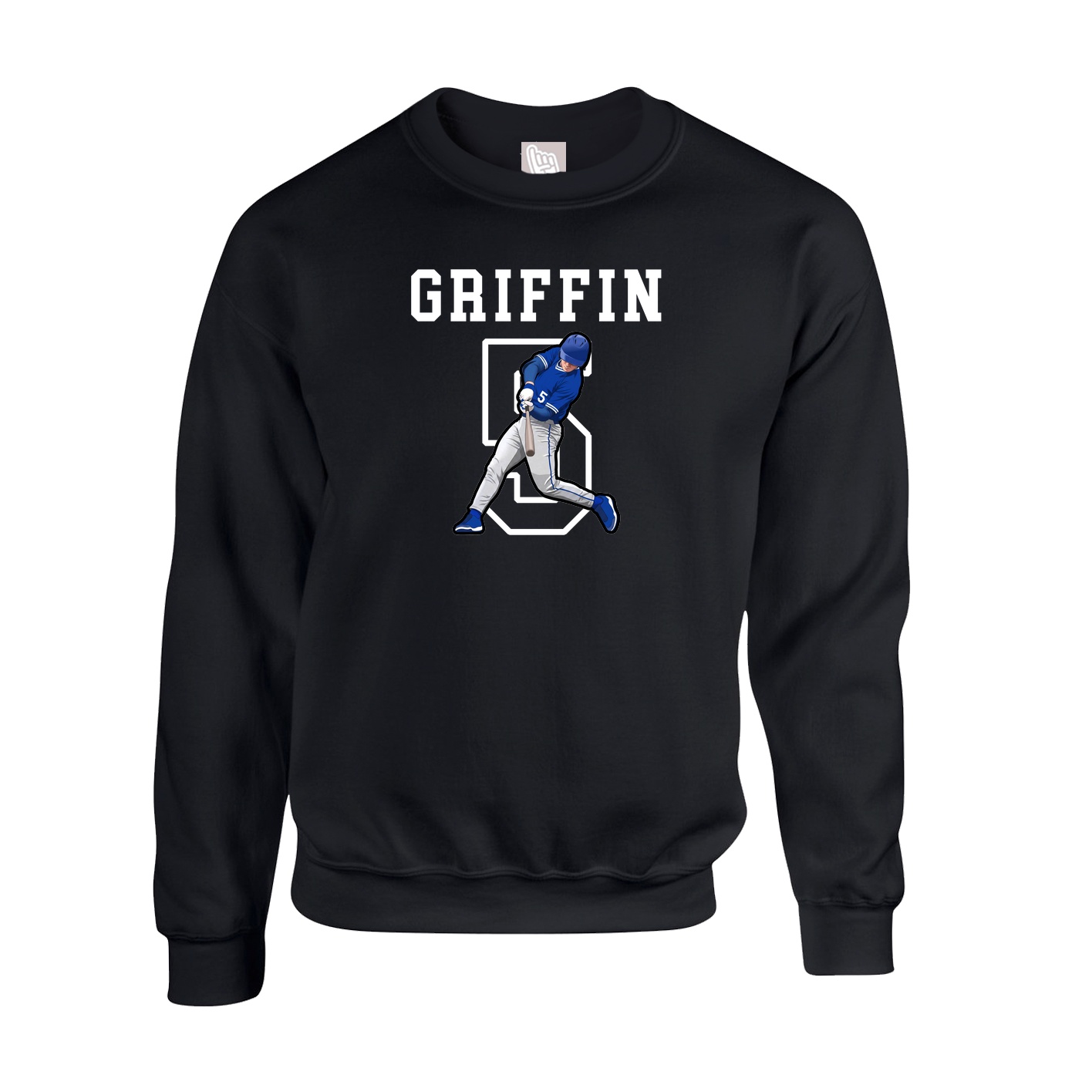 Fleece Crew — Shirsey in Black