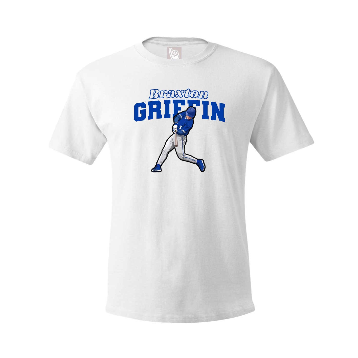 Tee — Name Arch in White