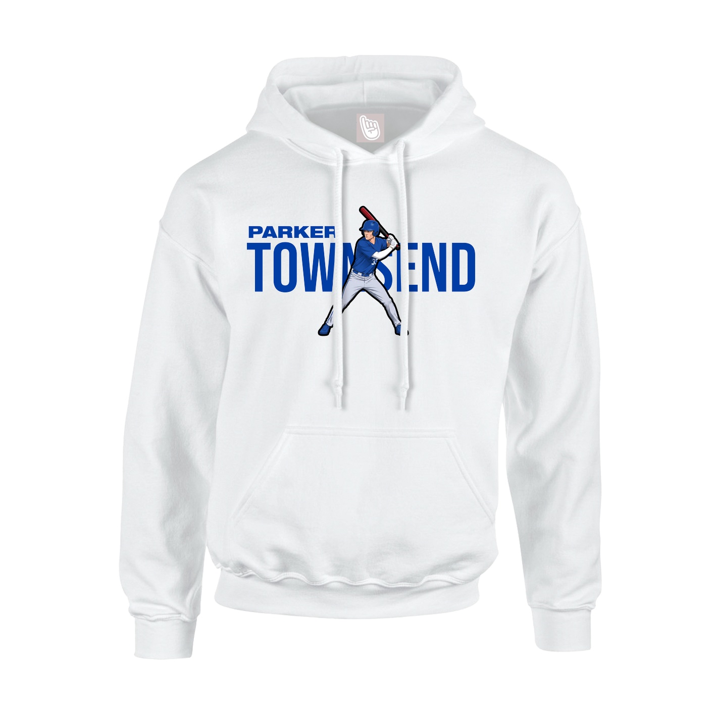 Hoodie — Player Name in White