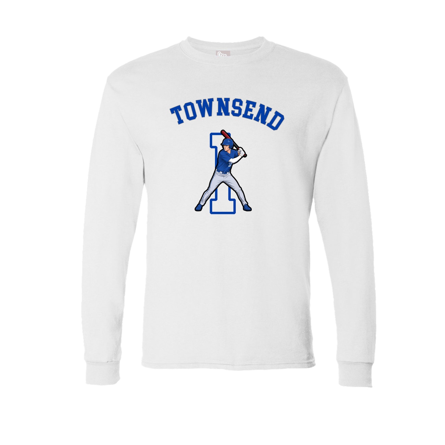 Long Sleeve Tee — Shirsey Arch in White
