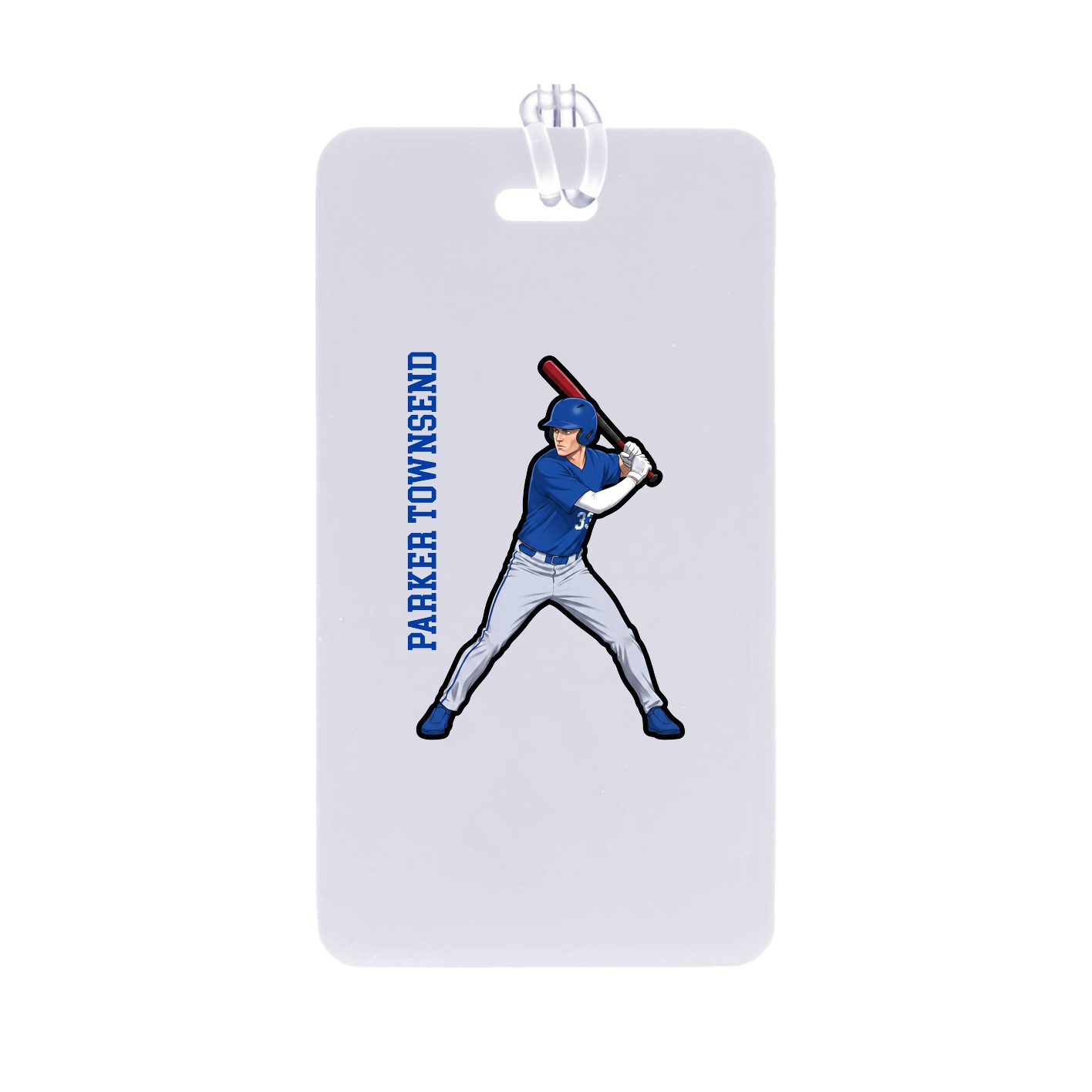 Bag Tag — Name Vertical in Classic