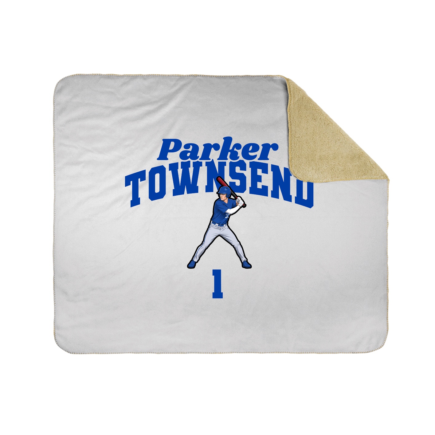 Throw Blanket — Signature Arch in White