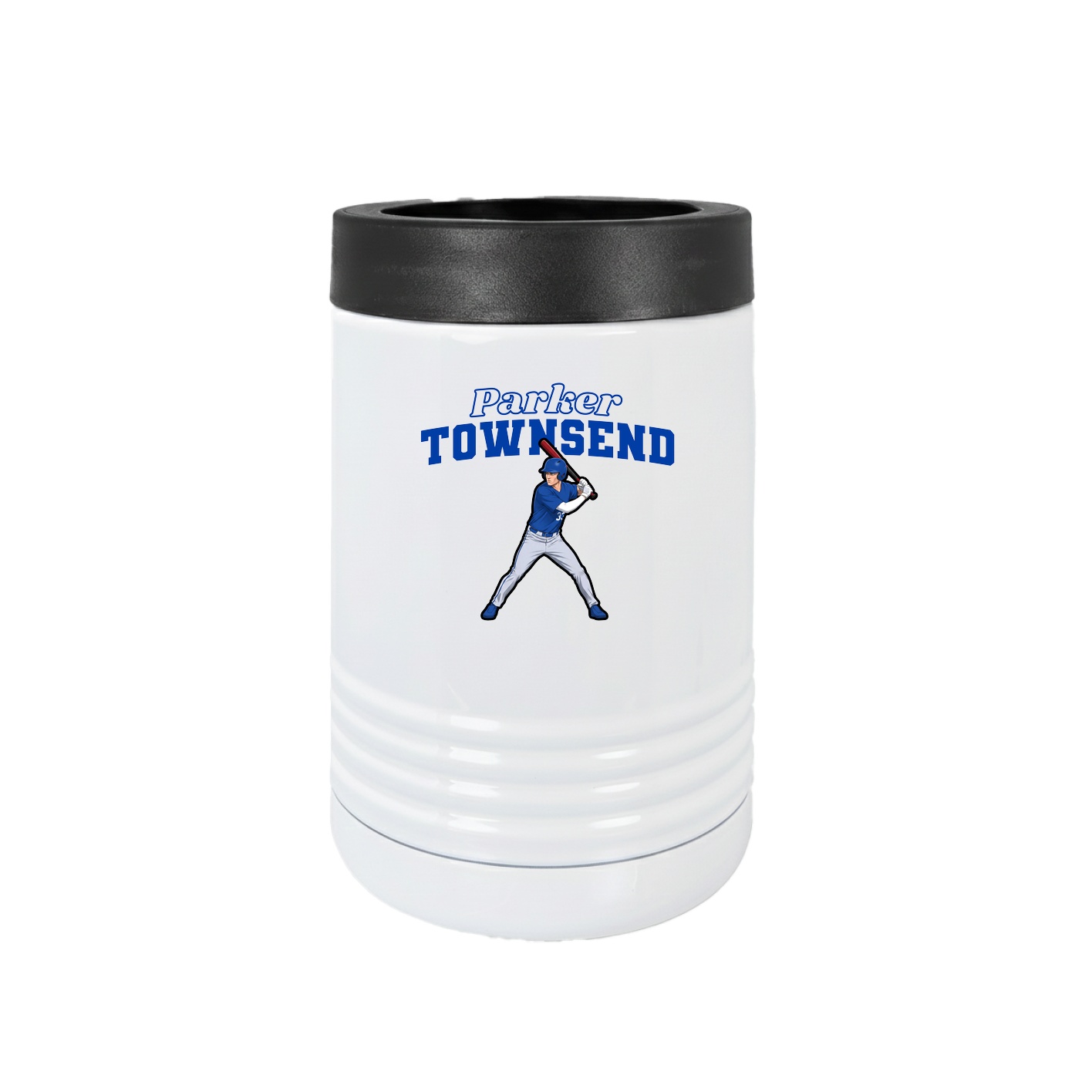Beverage Holder — Name Arch in White