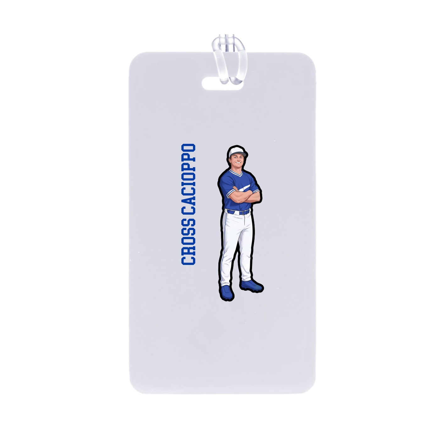 Bag Tag — Name Vertical in Classic