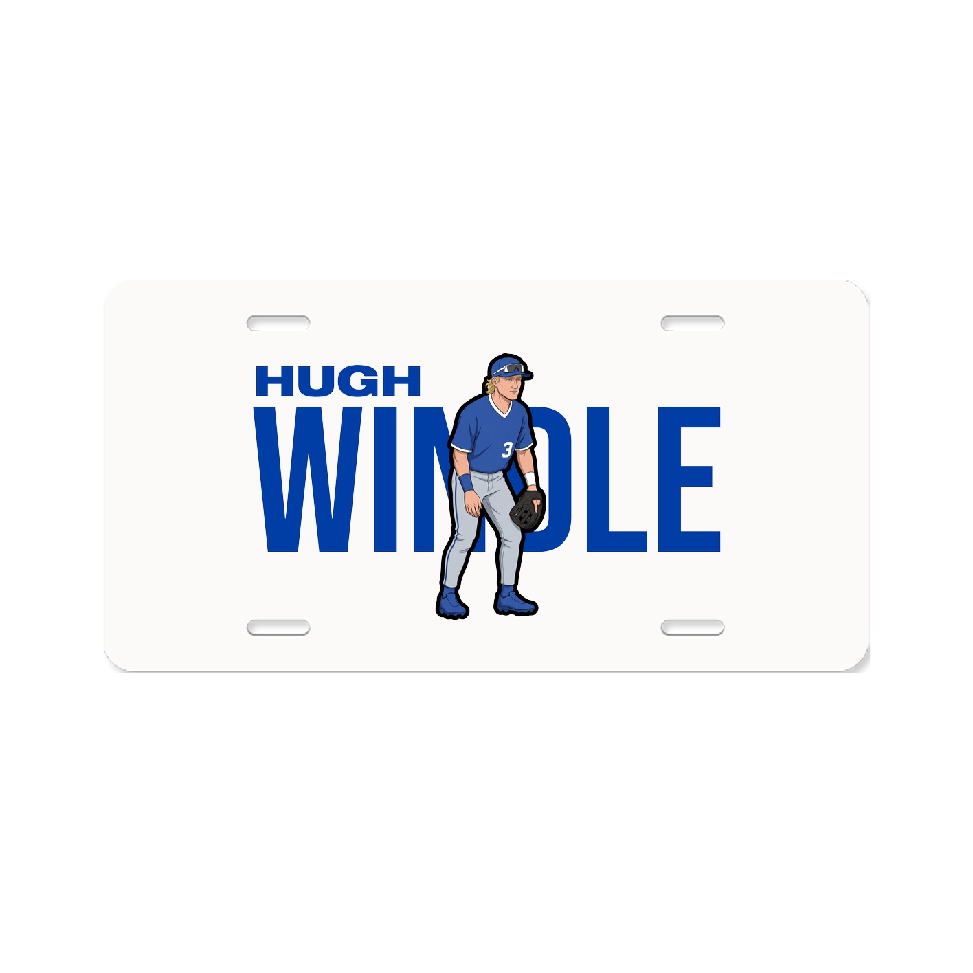 License Plate — Player Name in Classic