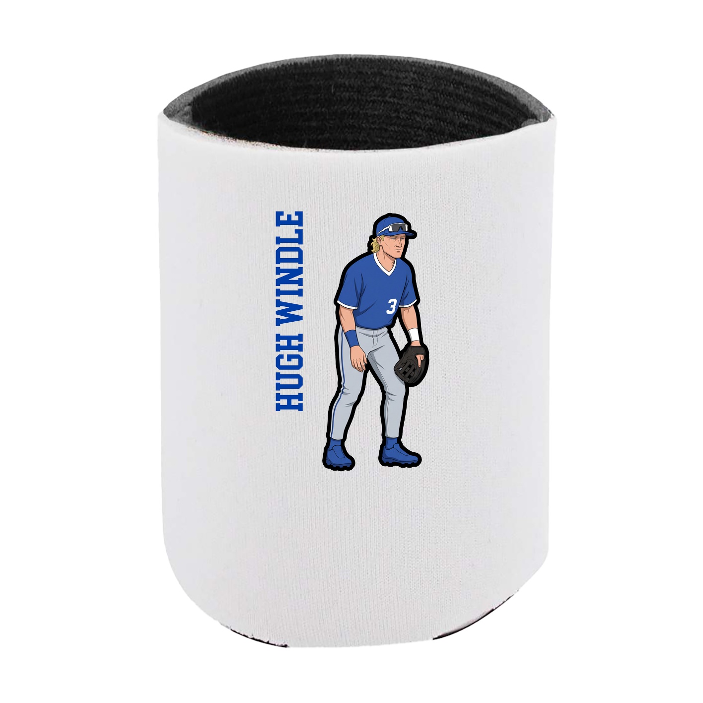 Can Holder — Name Vertical in White